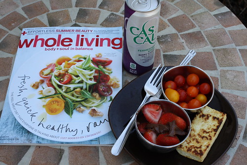 Whole Living magazine, Cascal Berry, tofu, strawberries, tomatoes