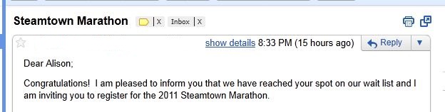 Steamtown Marathon