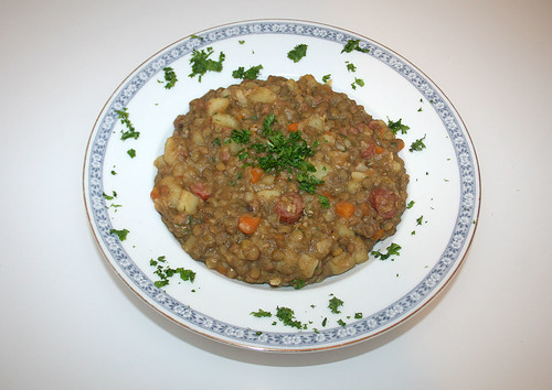 48 - Linseneintopf / Lentil stew - Fertiges Gericht