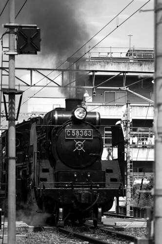 Steam locomotive by keganimushi