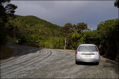 NISSAN Ad / Wingroad rental car at Piroa Falls