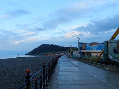 Bray Seafront on Saturday evening, before Natty Wailer gig
