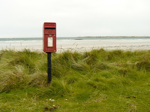 Postbox at Gott Bay