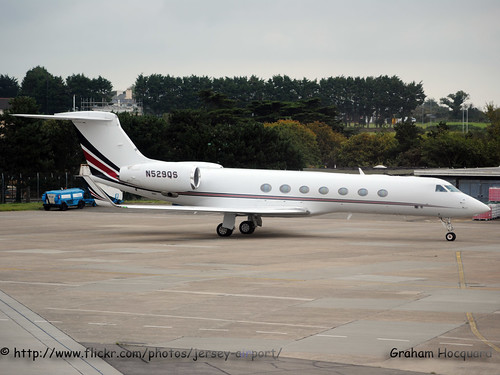 N529QS Gulfstream Aerospace GV-SP by Jersey Airport Photography