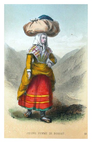010-Joven de Bosost-Costumes pyrénéens-1860 