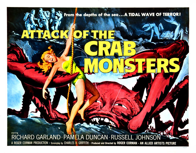 Albert Kallis - Attack of the Crab Monsters (Allied Artists, 1957) Half Sheet