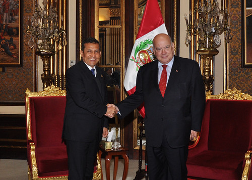 Secretario General de la OEA fue recibido por el Presidente de Perú
