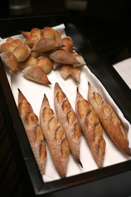 You will be spoiled by the lovely breads!