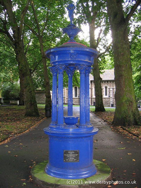 Handyside drinking fountain at St Pancras Old Church, London