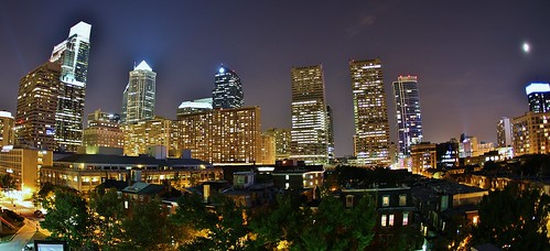 Philadelphia Evening Skyline 2011 by Darryl W. Moran Photography