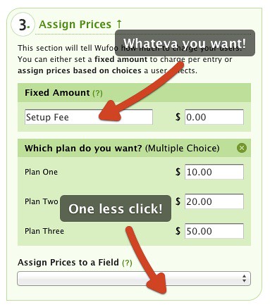Improved Assign Prices Flow