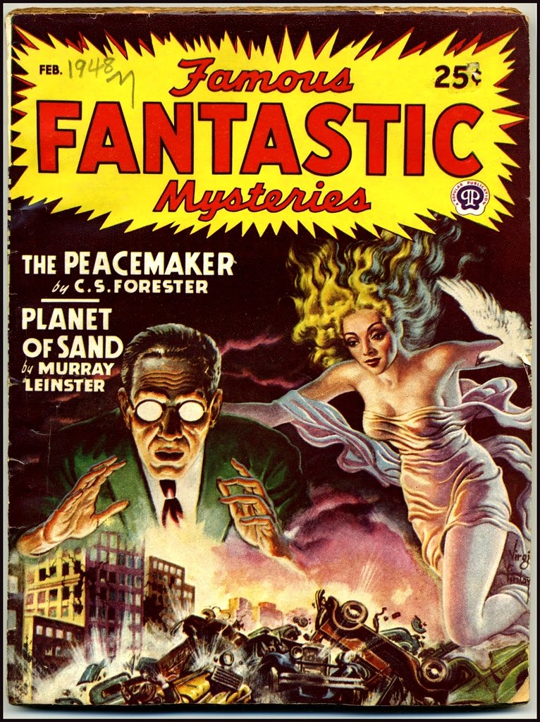 Virgil Finlay - Famous Fantastic Mysteries, Feb 1940