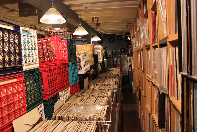 A record shop in North Beach