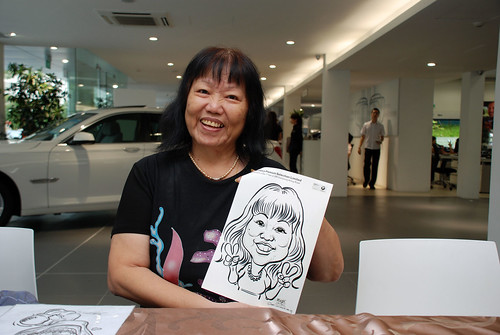 Caricature live sketching for Performance Premium Selection first year anniversary - day 2 - 25