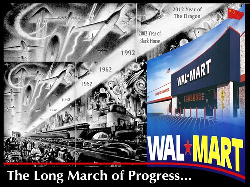 THE LONG MARCH OF PROGRESS by Colonel Flick
