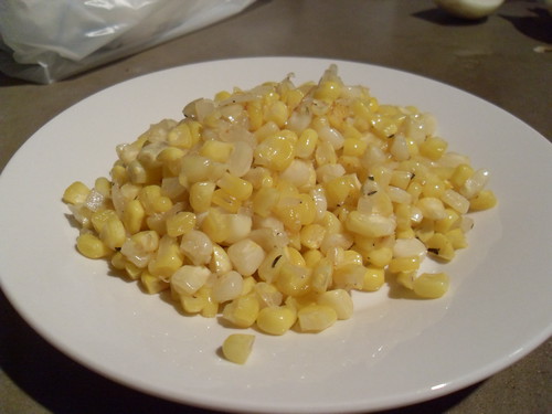 Caramelized Corn with Shallots