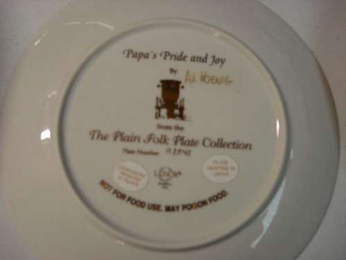 35 for the set of 6  lenox the plain folk plate collection by al koenig
