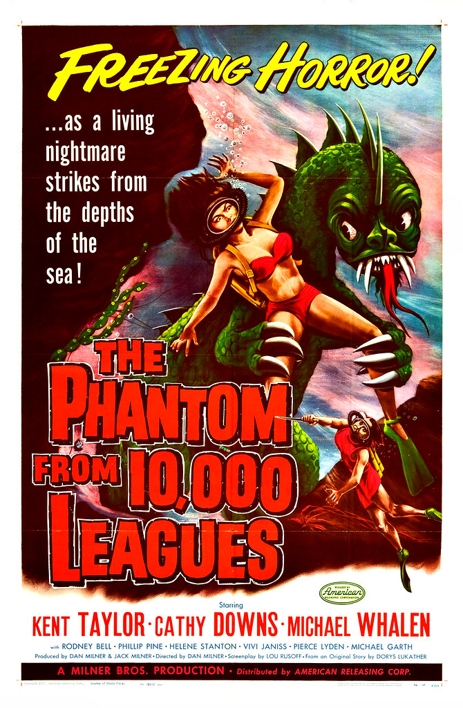 Albert Kallis - The Phantom from 10,000 Leagues (American Releasing Corp., 1955) One Sheet