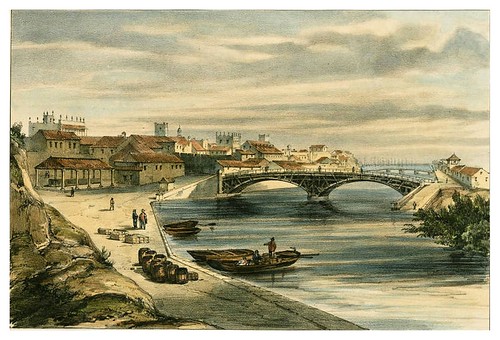 014-Puente de la carniceria de Matanzas-Isla de Cuba Pintoresca-1839- Frédéric Mialhe- University of Miami Libraries Digital Collections