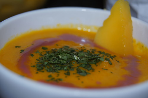 Chilled Carrot Mango Soup
