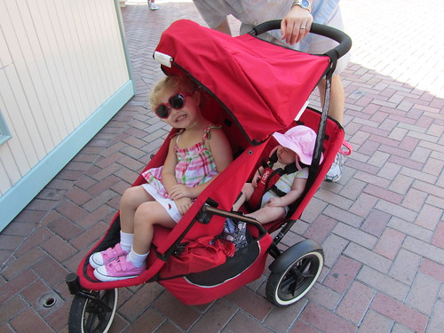 We have a borrowed double stroller, we are sunscreen'd up and we are READY.