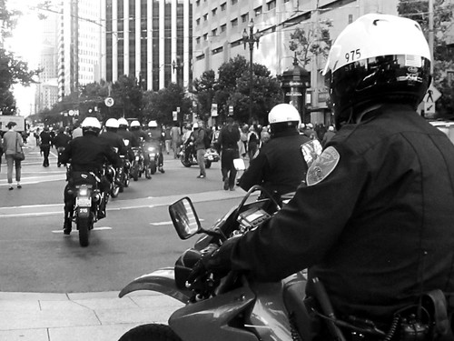 Police on Motorcycles