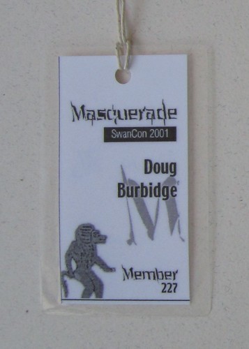 Swancon 2001 badge