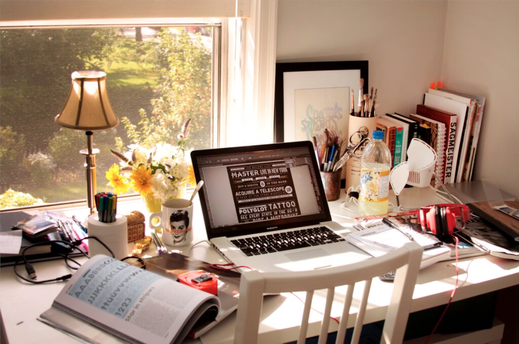 photo of workspace