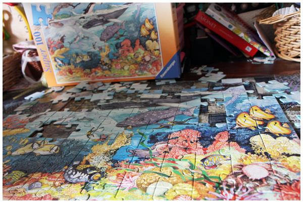 Three year old's puzzle obsession