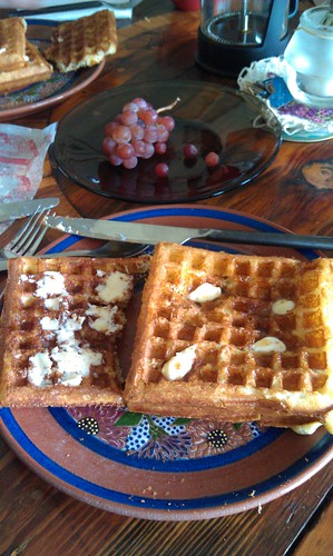 Waffles made by Anna
