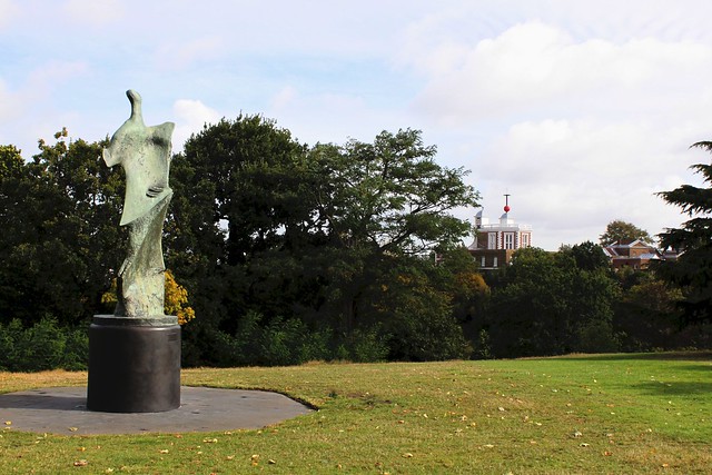 Henry Moore sculpture in Greenwich Park