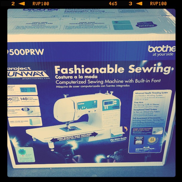 Just bought a new sewing machine for my birthday :) YaY!!!