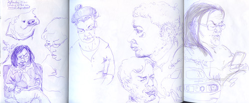 September 2011: Sketching while Waiting by apple-pine