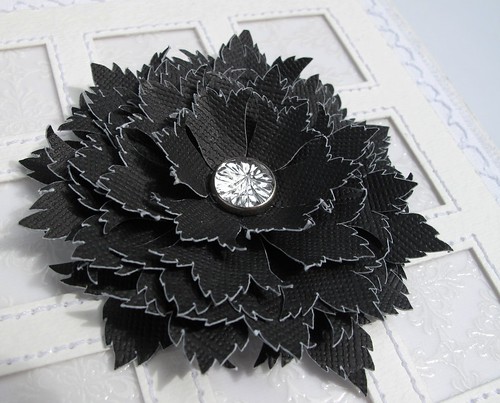 черные декоративные цветы