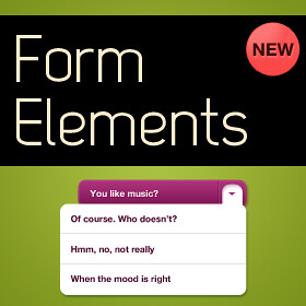 Form Elements PSD