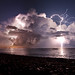thunderstorm over Nice