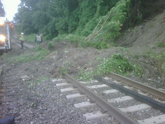 Rail inspectors discover mudslide at Scarborough