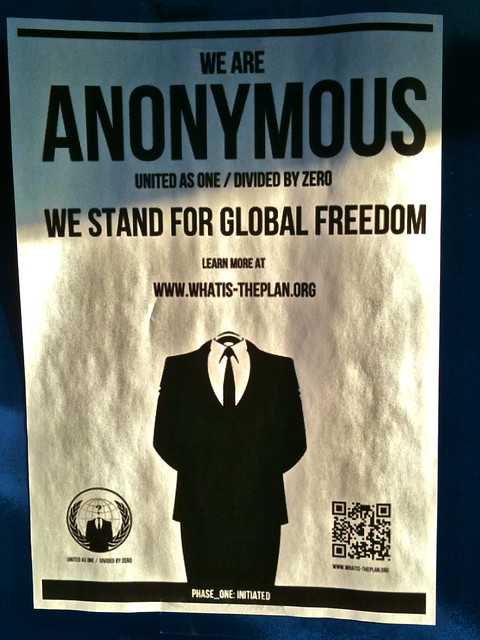 Anonymous in Oslo: We stand for global freedom