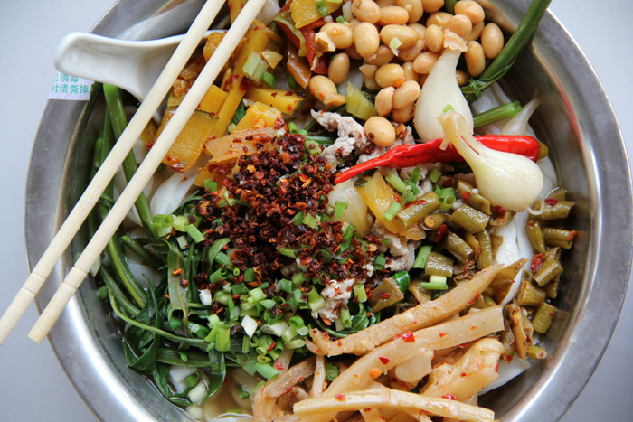 Decorated and Delicious Guilin Noodles