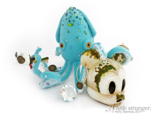Baby Kraken: Custom Vinylmation 9″ Mickey