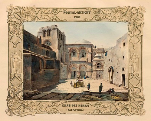 023-Tumba del Señor en Palestina-Malerische Ansichten aus dem Orient-1839-1840- Heinrich von Mayr-© Bayerische Staatsbibliothek 