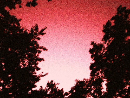 nachthimmel rot