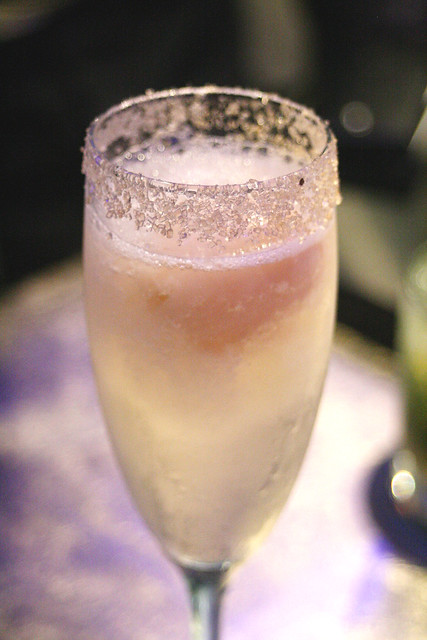 Lychee Bellini - lychee and champagne