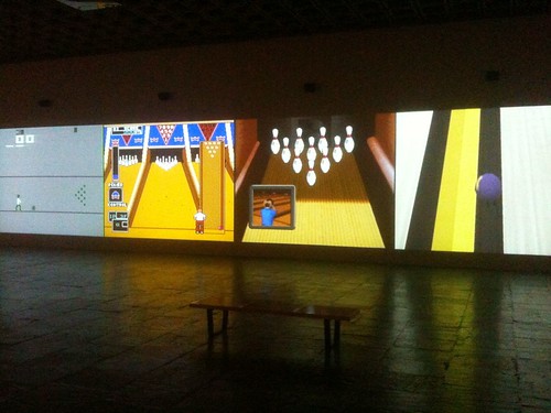 Cory Arcangel's "Various Self Playing Bowling Games" (2011)