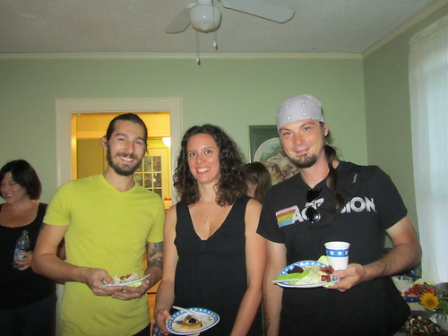 Me with the biker ex-neighbors, Shane and Josh