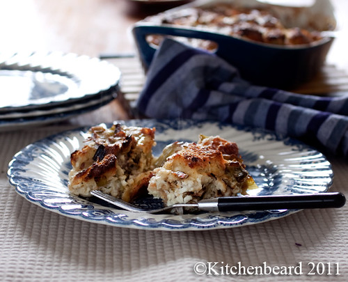 Cleaning Out the Fridge Bread Pudding by kitchenbeard
