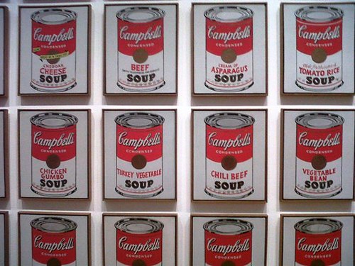 New York - Campbell's Soup Cans - Andy Warhol exposta no MoMa