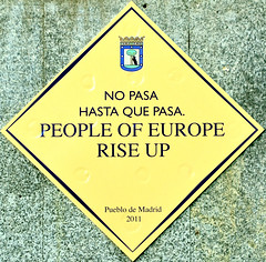 No pasa hasta que pasa. People of Europe rise up