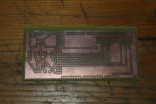 Arduino Mega LCD Shield Bottom View