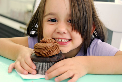 Happiness is a Chocolate Cupcake